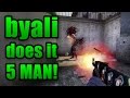 byali vs Ninjas in Pyjamas (5 Man with 4 headshots)