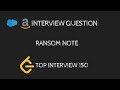 Leetcode - 383 Ransom Note | Hashmap | Python