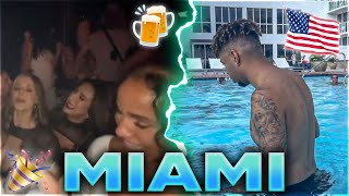 CLUB, STRAND & CO. IN MIAMI😍🌴 Rohat's 1000€ 1v1 Wette mit mir👀🏀 VLOG #36