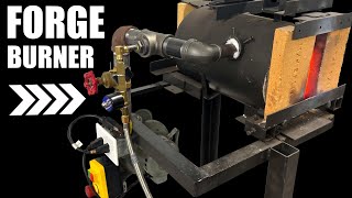 DIY FORGE Burner v2.0 | A Robust Forced Air Burner For Knife Making &amp; Blacksmithing