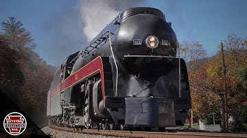 Norfolk & Western 611: Rolling Thunder in the Shenandoah Valley | Fall Foliage 2025 (4K)