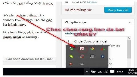 Cách sửa lỗi không vào được unikey win 7