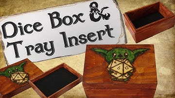 How to Make Dice Boxes with Dice Tray Lids