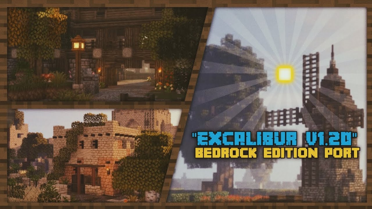 DOWNLOAD TEXTURE PACK MEDIEVAL TERBAIK UNTUK MCPE/BE 1.20 || Excalibur ...