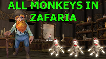 Wizard101 | All Monkey Locations in Zafaria