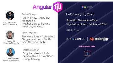 Angular TLV -  February 2025 Meetup