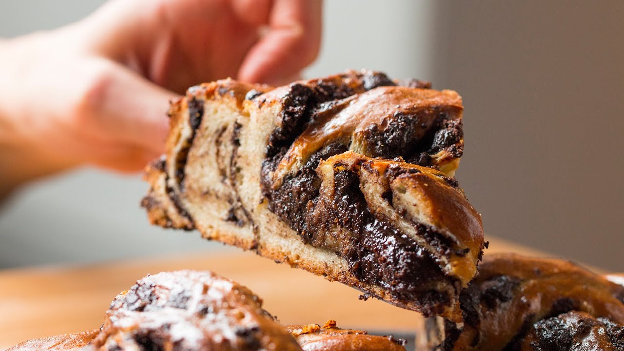 Chocolate Braided Swirl Bread "Babka" | Tasty