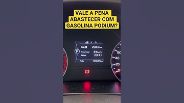 VALE A PENA ABASTECER COM GASOLINA PODIUM? Teste de autonomia! #shorts #gasolina #autonomía