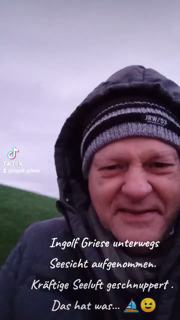 Ingolf Griese unterwegs Seesicht aufgenommen. Kräftige Seeluft ...