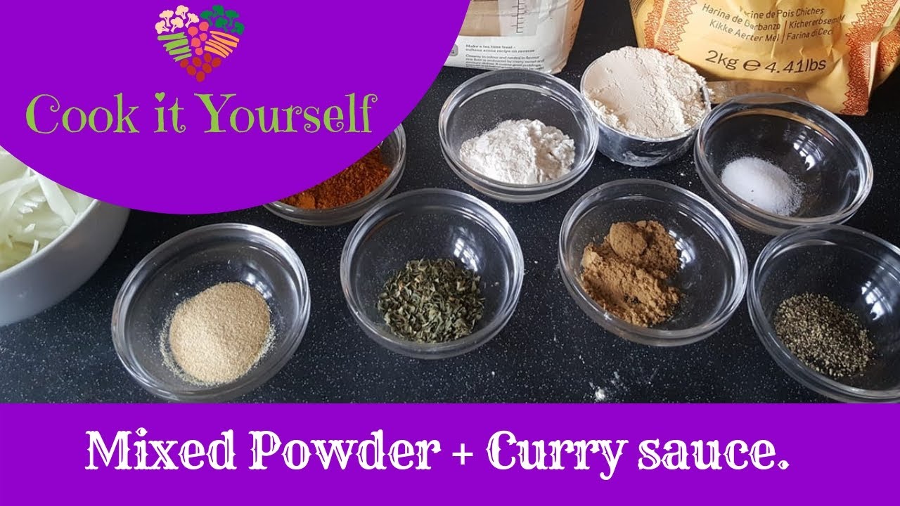 How to Make mixed powder & a basic curry sauce, Cook it yourself YouTube