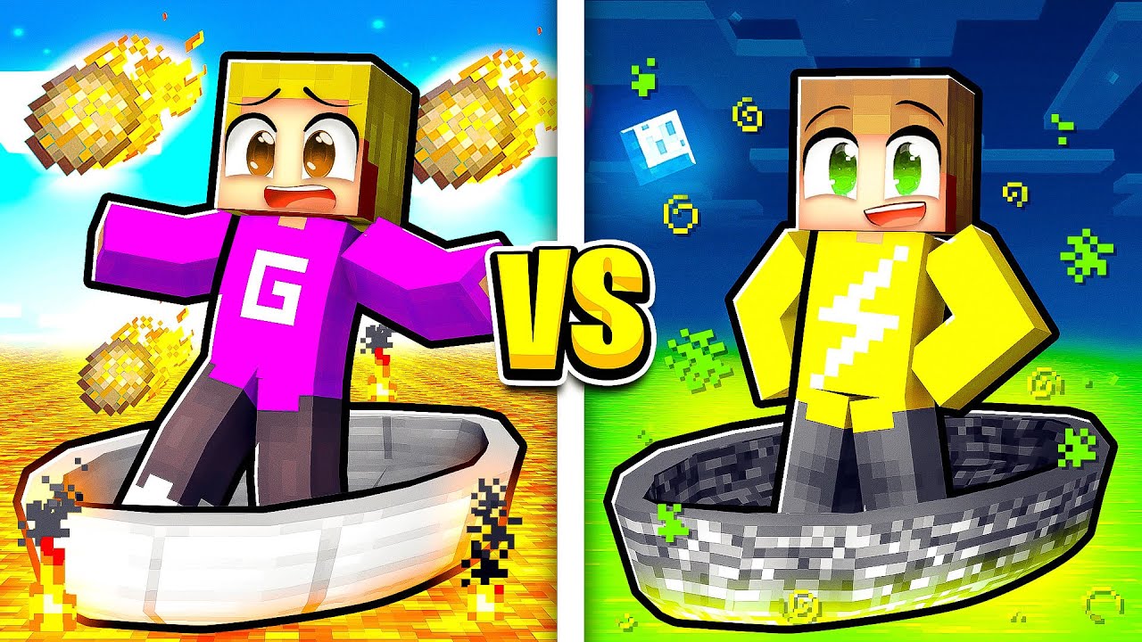 Bouw Een Boot Om Te Overleven! (Mick VS Giel)