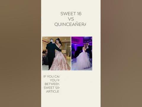 Quinceañera vs Sweet 16 - YouTube