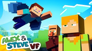 STEVE PEUT VOLER  La vie de Steve et Alex (Animation Minecraft) VF