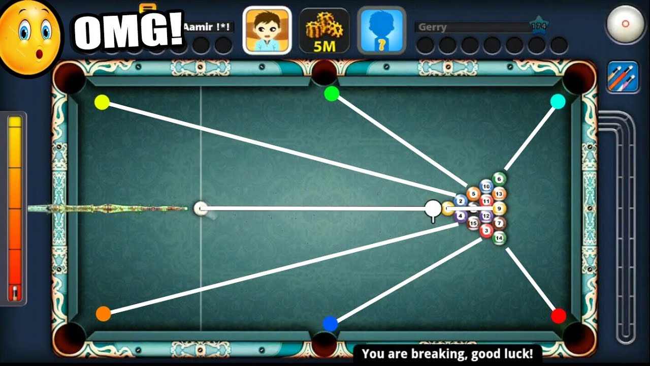 HOW TO POT 5 BALLS IN 8 BALL POOL ON THE BREAK (like a boss)
