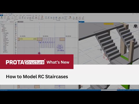 How to Model RC Staircases with ProtaStructure