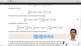 Bessel functions: differential equation #swayamprabha