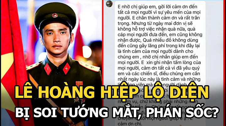 Lê Hoàng Hiệp lộ diện, bị soi tướng mắt, phán sốc?