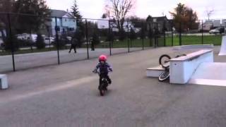 Jake rutkowitz 3 years old bmx