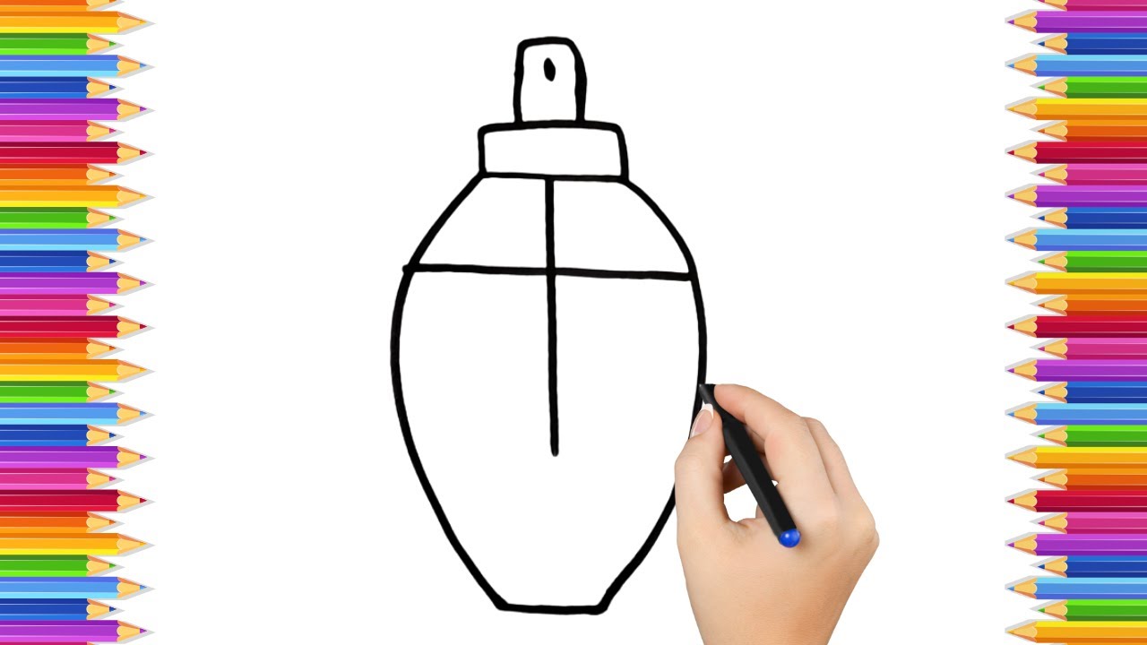 How To Draw cute Perfume Drawing, Painting & Coloring For Kids and ...