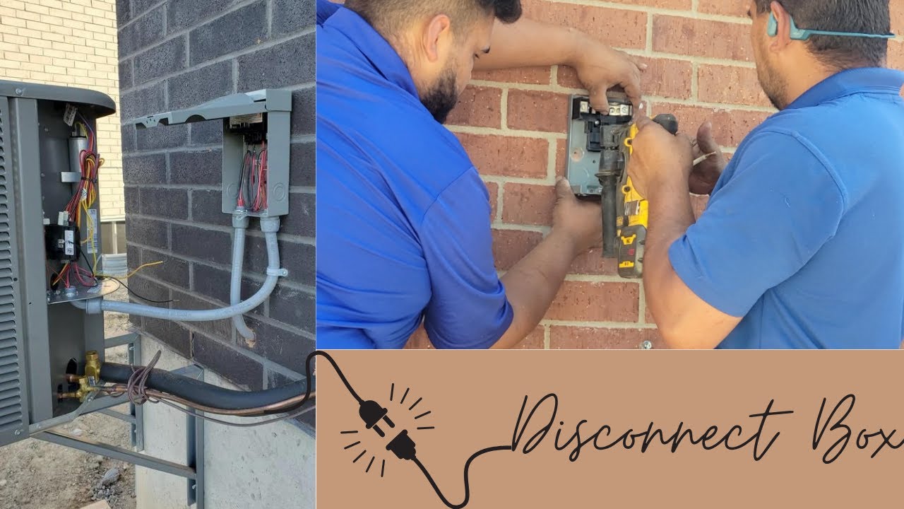 How to Install an AC Disconnect Box Part Three YouTube