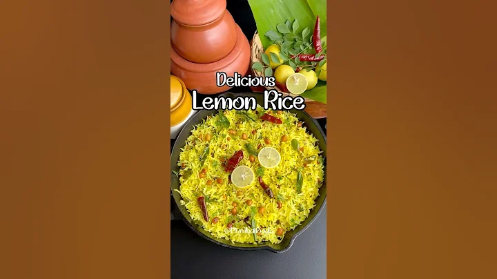 Lemon Rice Recipe | Leftover Rice Recipes #lemonrice #shorts #youtubeshorts #ashortaday #recipe