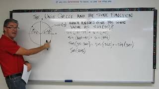 The Unit Circle and Sine's Equivalent Angles