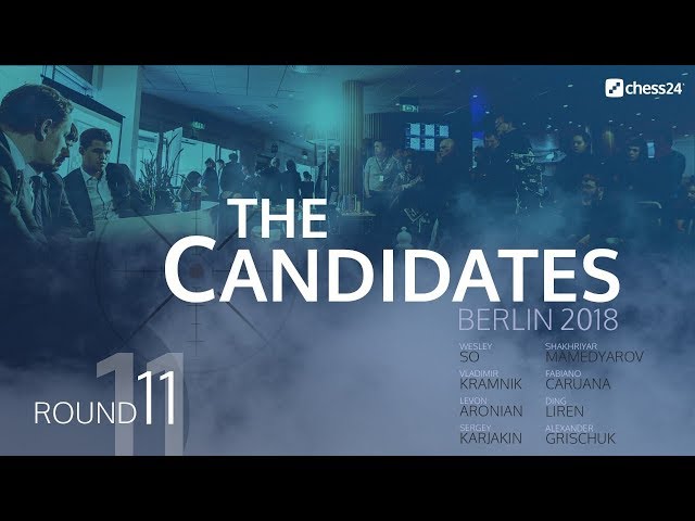 Candidates Round 11 — King of draws, who?
