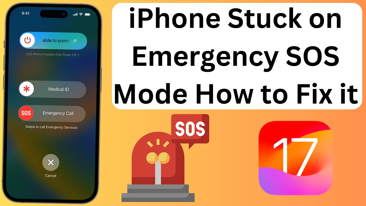 iPhone Stuck on Emergency SOS Mode How to Fix it - YouTube