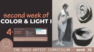 Learning Color and Light I - The Solo Artist Curriculum self-taught art journey
