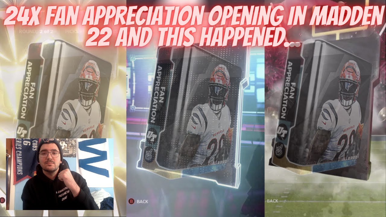 BIG 24X FAN APPRECIATION PACK OPENING IN MADDEN 22 AND THIS HAPPENED