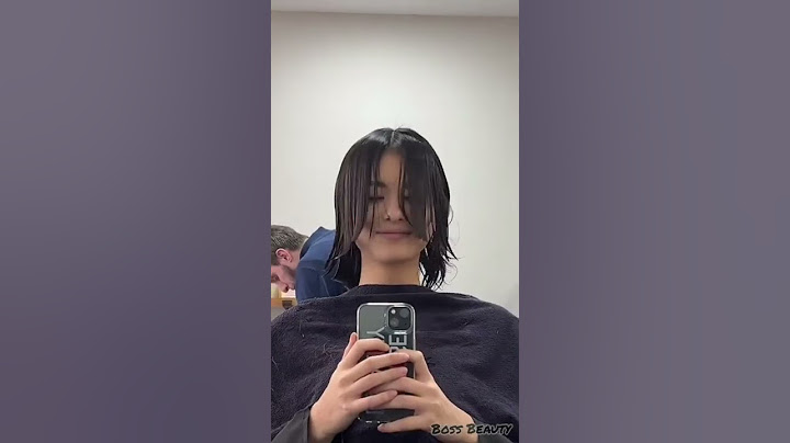 Getting a new TOMBOY Haircut | Fluffy Hair | Wolf Mullet cut