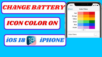 How to Change Battery Icon Color on iPhone (iOS 18) – Quick & Easy Guide!