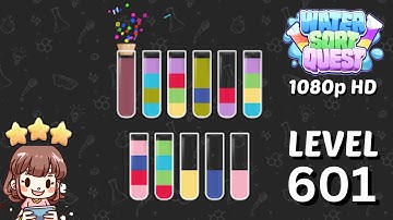 Water Sort Quest Level 601 Solution 🧪