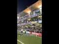 Finn Russell catching two cans of cider from the fans 😃 #rugby