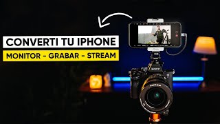 Convertí tu iPhone en Monitor - Grabadora y Stream de TU CÁMARA | Accsoon SeeMo Review