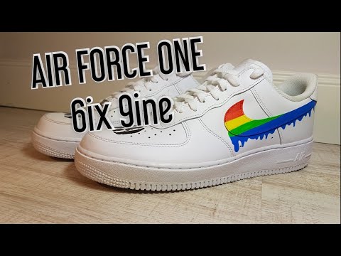 6ix9ine nike air force