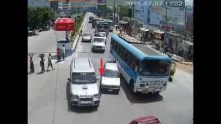Car Vs Bus Vs Sumo Accident | Caught on CCTV Cam | Live Accidents in India | Tirupati Traffic Police
