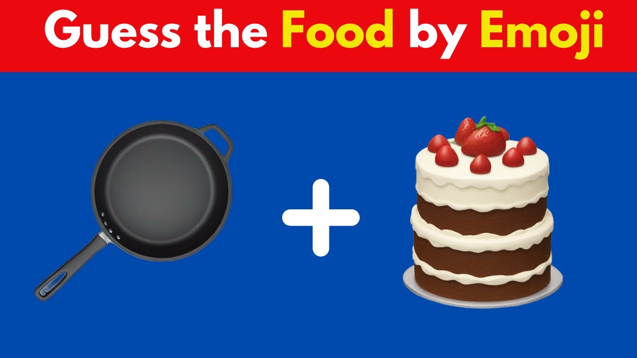 Guess The Food By Emoji | Emoji Quiz | Food Quiz 2024