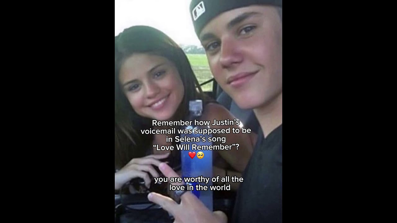 Remember How Justin S Voicemail Was Supposed To Be In Selena Song Love Will Jelena