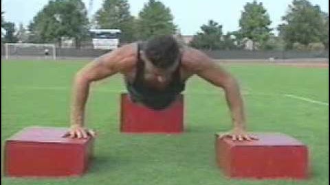 [Fitness Training] Incline Push Up Depth Jump
