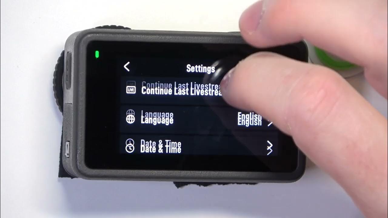 Dji osmo action 3 how to change system language youtube