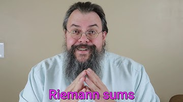 Calculus 1 -- Riemann sums -- Overview