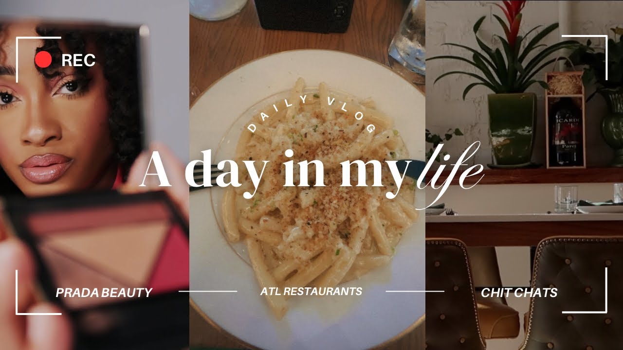 DAY IN MY LIFE: diy gel nails, ATL date night 