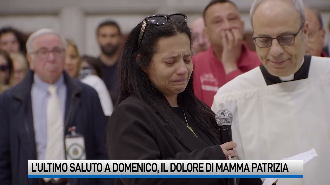 Funerali Domenico. Il grazie commosso di mamma Patrizia