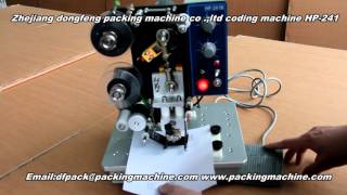 HP 241 coding machine