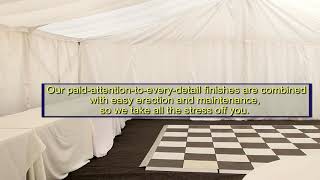 Bespoke Marquee Wedding Linings by Gala Tent