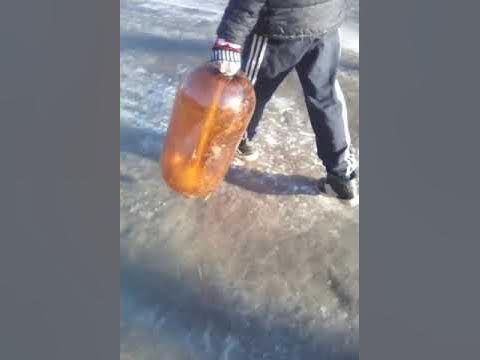 как взорвать бутылку