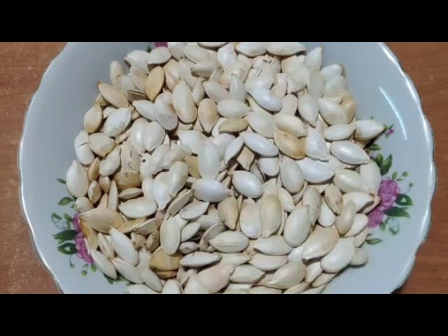 тыквенные семечки жареные в микроволновке.