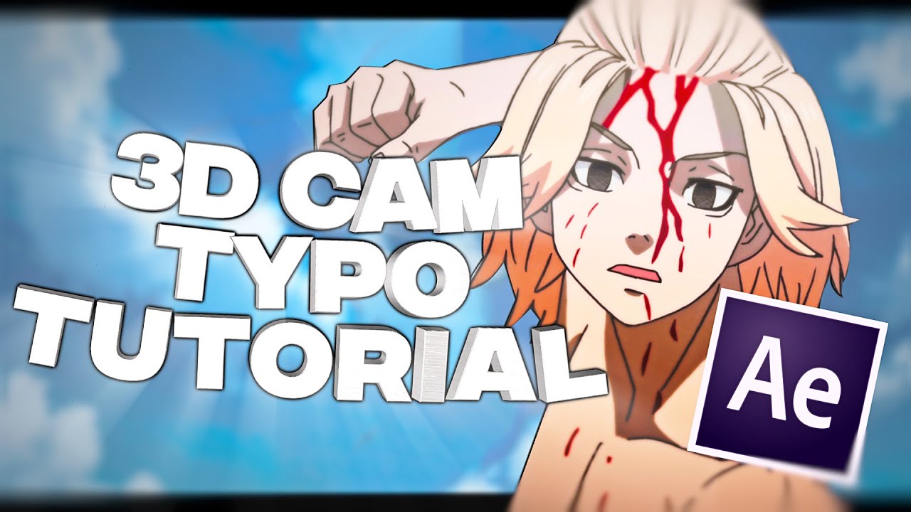 SMOOTH 3D Camera Typography / 3D Text in After Effects | AMV Tutorial ...