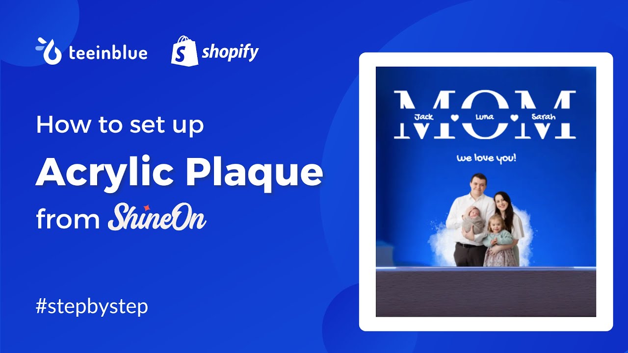 How to Sell Personalized Acrylic Plaques with ShineOn x Teeinblue